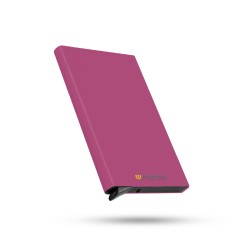 Mekanizmalı Kartlık / Rfid Korumalı Alüminyum Otomatik Mekanizmalı Kredi Kartlık Renkli (MAT PEMBE)