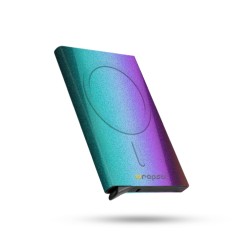 Magsafe Mekanizmalı Kartlık / Rfid Korumalı Alüminyum Otomatik Mekanizmalı Kredi Kartlık Renkli (UNİCORN)
