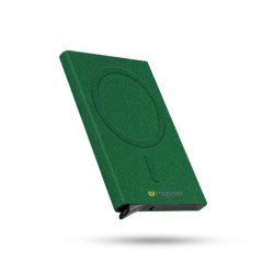 Magsafe Mekanizmalı Kartlık / Rfid Korumalı Alüminyum Otomatik Mekanizmalı Kredi Kartlık Renkli (SİMLİ YEŞİL)