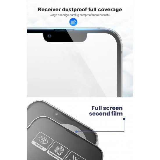iPhone 15 Plus Kırılmaz Cam Ekran Koruyucu 