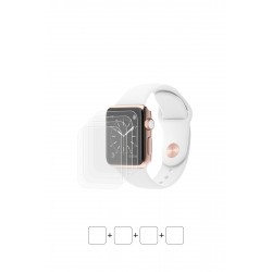 Apple Watch Edition 38 mm Ekran Koruyucu Film (Parlak Şeffaf Poliüretan Film (150 micron))