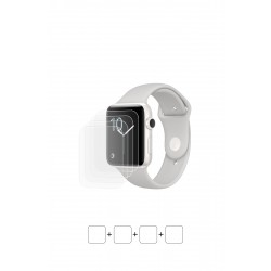 Apple Watch Edition Series 2 (42 mm) Ekran Koruyucu Film (Parlak Şeffaf Poliüretan Film (150 micron))