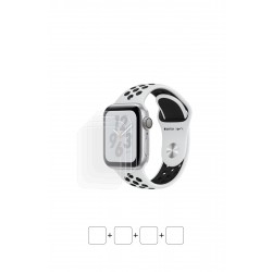 Apple Watch Nike Plus Series 4 (40 mm) Ekran Koruyucu Film (Parlak Şeffaf Poliüretan Film (150 micron))