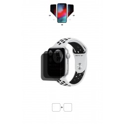 Apple Watch Nike SE 44 mm Ekran Koruyucu Film (Mat Hayalet (Privacy))