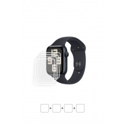 Apple Watch SE 2 2023 44 mm Ekran Koruyucu Film (Parlak Şeffaf Poliüretan Film (150 micron))