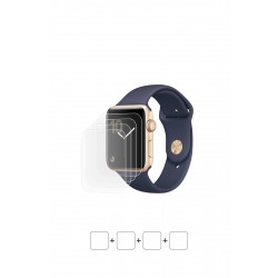 Apple Watch Series 2 (42 mm) Ekran Koruyucu Film (Parlak Şeffaf Poliüretan Film (150 micron))