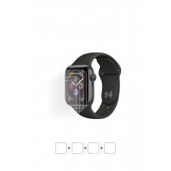 Apple Watch Series 4 (40 mm) Ekran Koruyucu Film (Parlak Şeffaf Poliüretan Film (150 micron))