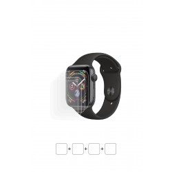 Apple Watch Series 4 (44 mm) Ekran Koruyucu Film (Parlak Şeffaf Poliüretan Film (150 micron))