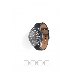 Samsung Galaxy Watch 3 (45 mm) Ekran Koruyucu Poliüretan Film (Parlak Şeffaf Poliüretan Film (150 micron))