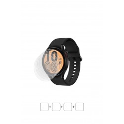 Samsung Galaxy Watch 4 (44 mm) Ekran Koruyucu Poliüretan Film (Parlak Şeffaf Poliüretan Film (150 micron))