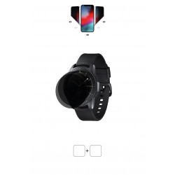 Samsung Galaxy Watch 42 mm Ekran Koruyucu Poliüretan Film (Mat Hayalet (Privacy))