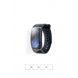 Samsung Gear Fit 2 Ekran Koruyucu Poliüretan Film (Parlak Şeffaf Poliüretan Film (150 micron))