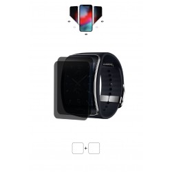 Samsung Gear S Ekran Koruyucu Poliüretan Film (Mat Hayalet (Privacy))