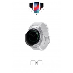 Samsung Gear S2 Ekran Koruyucu Poliüretan Film (Mat Hayalet (Privacy))