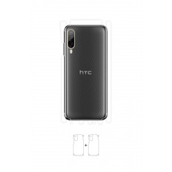 HTC Desire 22 Pro Ekran Koruyucu  Film (Parlak Şeffaf Poliüretan Film (150 micron), Arka/Yan)
