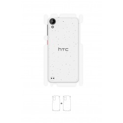 HTC Desire 630 Ekran Koruyucu Film (Parlak Şeffaf Poliüretan Film (150 micron), Arka/Yan)