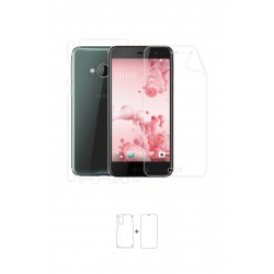 HTC U Play Ekran Koruyucu Film (Parlak Şeffaf Poliüretan Film (150 micron), Full Body)