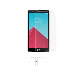 LG G4 Ekran Koruyucu Film (Parlak Şeffaf Poliüretan Film (150 micron), Ön)