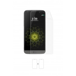 LG G5 Ekran Koruyucu Film (Parlak Şeffaf Poliüretan Film (150 micron), Ön)