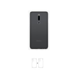 Meizu Note 8 Ekran Koruyucu Film (Parlak Şeffaf Poliüretan Film (150 micron), Arka/Yan)
