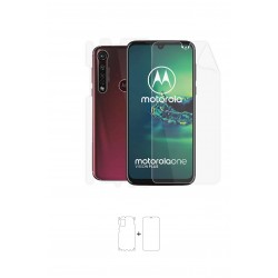 Motorola One Vision Plus Ekran Koruyucu Film (Parlak Şeffaf Poliüretan Film (150 micron), Ön)