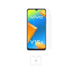 Vivo Y15s Ekran Koruyucu Film (Parlak Şeffaf Poliüretan Film (150 micron), Ön)
