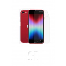 iPhone SE 2022 Ekran Koruyucu Film (Parlak Şeffaf Poliüretan Film (150 micron), Full Body)