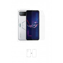 Asus Rog Phone 6 Pro Ekran Koruyucu Film (Parlak Şeffaf Poliüretan Film (150 micron), Ön)