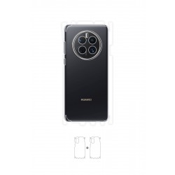Huawei Mate 50 Pro Ekran Koruyucu Film (Parlak Şeffaf Poliüretan Film (150 micron), Arka/Yan)
