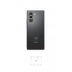 Huawei Nova 10 Pro Ekran Koruyucu Film (Parlak Şeffaf Poliüretan Film (150 micron), Arka/Yan)