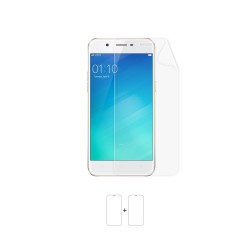 Oppo A39 Ekran Koruyucu Film (Parlak Şeffaf Poliüretan Film (150 micron), Ön)