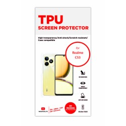 Realme C53 Ekran Koruyucu Poliüretan Film (Full Body, Parlak Şeffaf Tpu Film (80 micron))