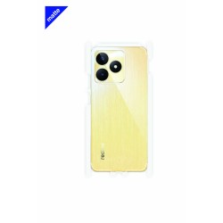 Realme C53 Ekran Koruyucu Poliüretan Film (Mat Şeffaf Poliüretan Film (150 micron), Arka/Yan)