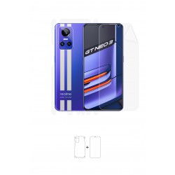 Realme GT Neo 3 Ekran Koruyucu Poliüretan Film (Parlak Şeffaf Poliüretan Film (150 micron), Full Body)