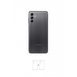 Samsung Galaxy A04s Ekran Koruyucu Poliüretan Film (Parlak Şeffaf Poliüretan Film (150 micron), Arka/Yan)