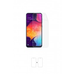 Samsung Galaxy A50 Ekran Koruyucu Poliüretan Film (Parlak Şeffaf Poliüretan Film (150 micron), Ön)