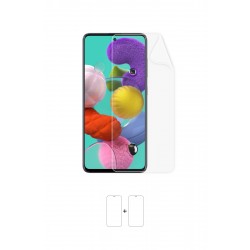 Samsung Galaxy A51 Ekran Koruyucu Poliüretan Film (Parlak Şeffaf Poliüretan Film (150 micron), Ön)