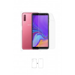 Samsung Galaxy A7 2018 Ekran Koruyucu Poliüretan Film (Parlak Şeffaf Poliüretan Film (150 micron), Ön)