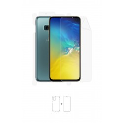 Samsung Galaxy S10e Ekran Koruyucu Poliüretan Film (Parlak Şeffaf Poliüretan Film (150 micron), Ön)