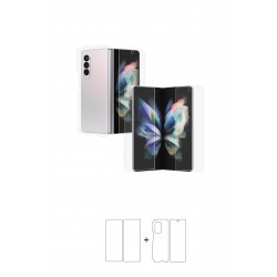Galaxy Z Fold 3 Ekran Koruyucu Film (Parlak Şeffaf Poliüretan Film (150 micron), Ön)