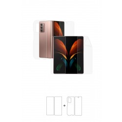 Samsung Galaxy Z Fold 2 Ekran Koruyucu Poliüretan Film (Parlak Şeffaf Poliüretan Film (150 micron), Ön)