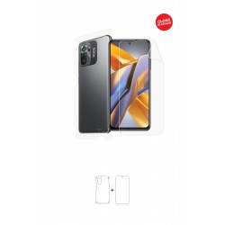Xiaomi Poco M5s Ekran Koruyucu Film (Full Body, Parlak Şeffaf Tpu Film (80 micron))