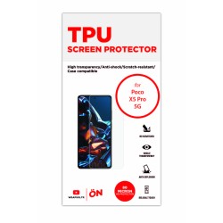 Xiaomi Poco X5 Pro 5G Ekran Koruyucu Film (Ön, Parlak Şeffaf Tpu Film (80 micron))