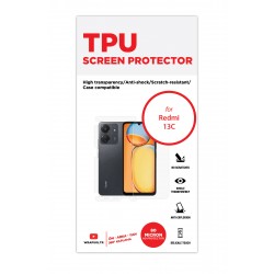 Xiaomi Redmi 13C Ekran Koruyucu Film (Full Body, Parlak Şeffaf Tpu Film (80 micron))