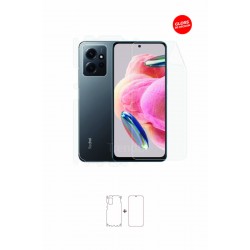 Xiaomi Redmi Note 12 4G Ekran Koruyucu Film (Full Body, Parlak Şeffaf Tpu Film (80 micron))