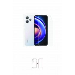 Xiaomi Redmi Note 12R Ekran Koruyucu Film (Parlak Şeffaf Poliüretan Film (150 micron), Ön)