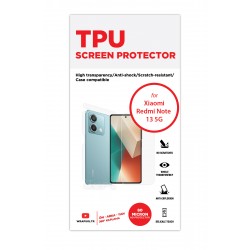 Xiaomi Redmi Note 13 5G Ekran Koruyucu Film (Full Body, Parlak Şeffaf Tpu Film (80 micron))