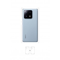 Xiaomi 13 Pro Ekran Koruyucu Film (Parlak Şeffaf Poliüretan Film (150 micron), Arka/Yan)