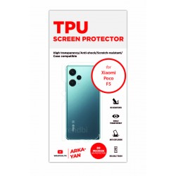 Xiaomi Poco F5 Ekran Koruyucu Film (Arka/Yan, Parlak Şeffaf Tpu Film (80 micron))