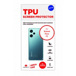 Xiaomi Poco F5 Ekran Koruyucu Film (Arka/Yan, Mat Şeffaf Tpu Film (80 micron))